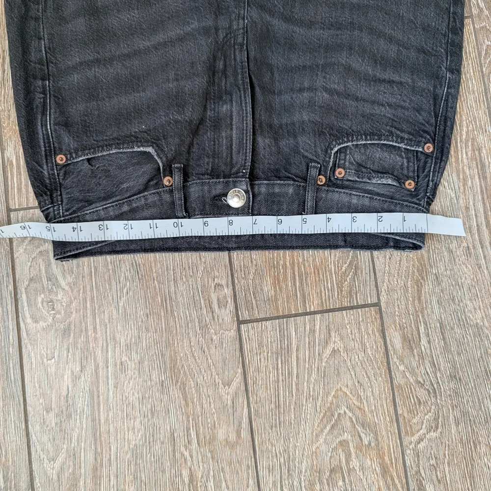 American Eagle 90s Boyfriend Jeans Washed Black Size 8